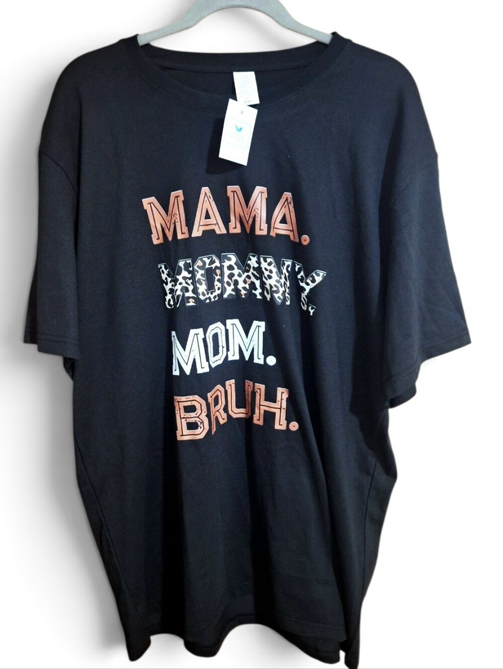 Women's Mama Mommy Mom Bruh Graphic Plus Size T-Shirt~2XL